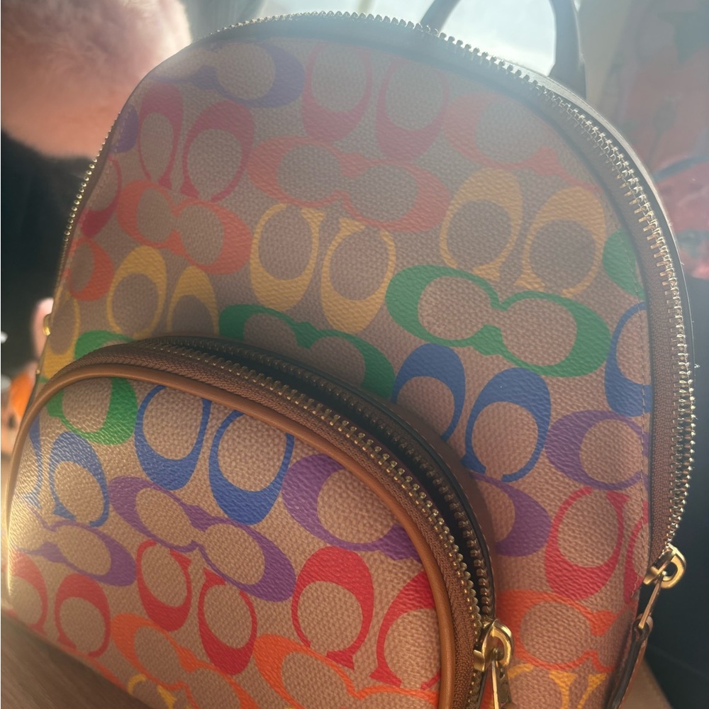 Coach Rainbow Signature Backpack